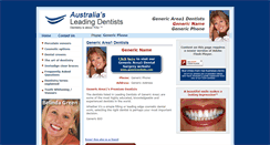 Desktop Screenshot of generic2.cosmeticdentistsofaustralia.com